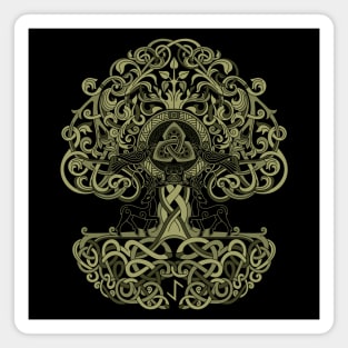 Tree of Life Yggdrasil Norse Pagan Viking Mythology Magnet